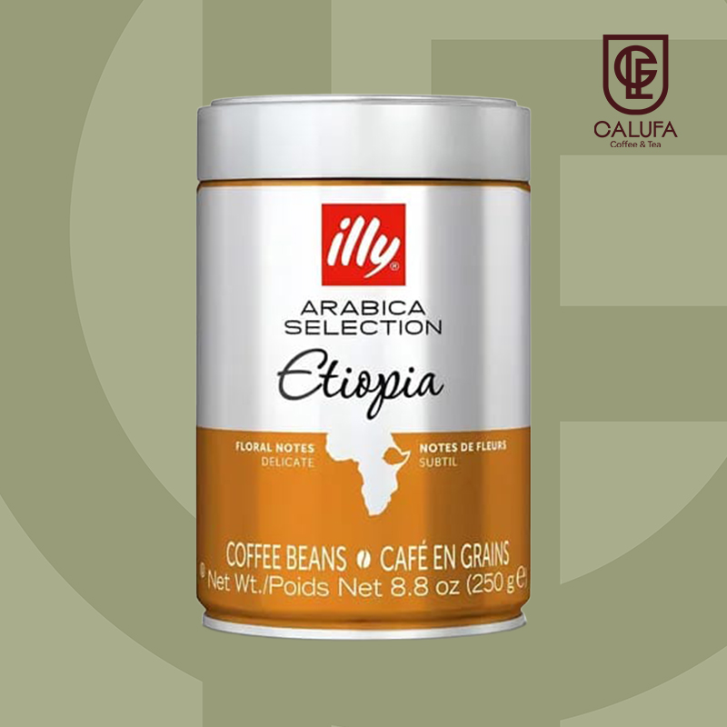 Cafe Illy en grano Ethiopía Lata