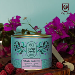 Fleur de Vie Premium Blend Tea, Refugio Espiritual Lata.