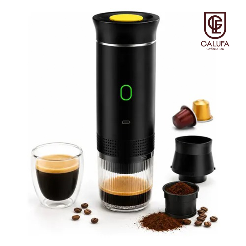 Cafetera Salo Portatil Negra