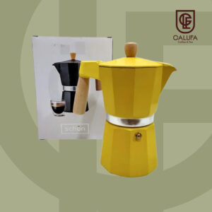 Cafetera Schon Mokka Amarilla - 6 pocillos -