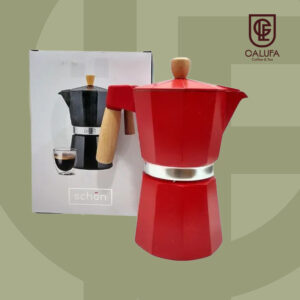 Cafetera Schon Mokka Roja - 6 pocillos -